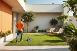 Débarras et espaces verts